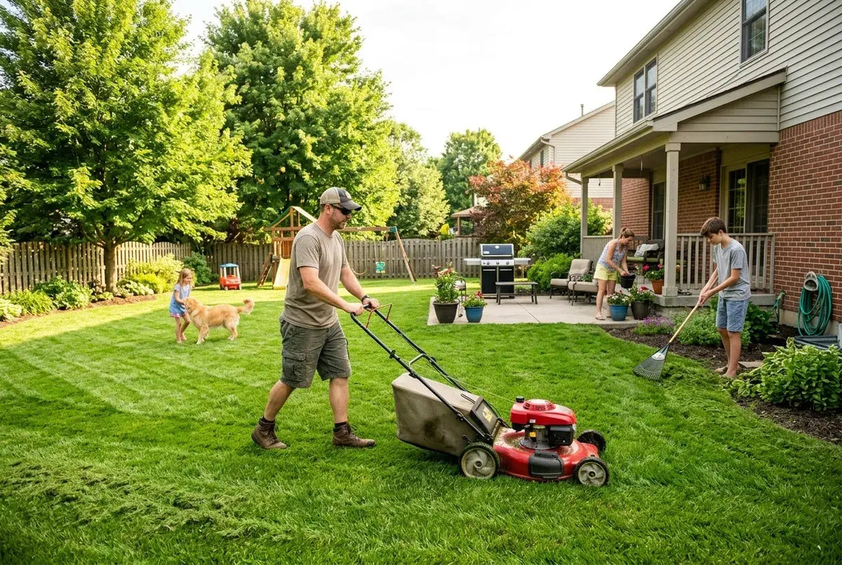 lawn mowing