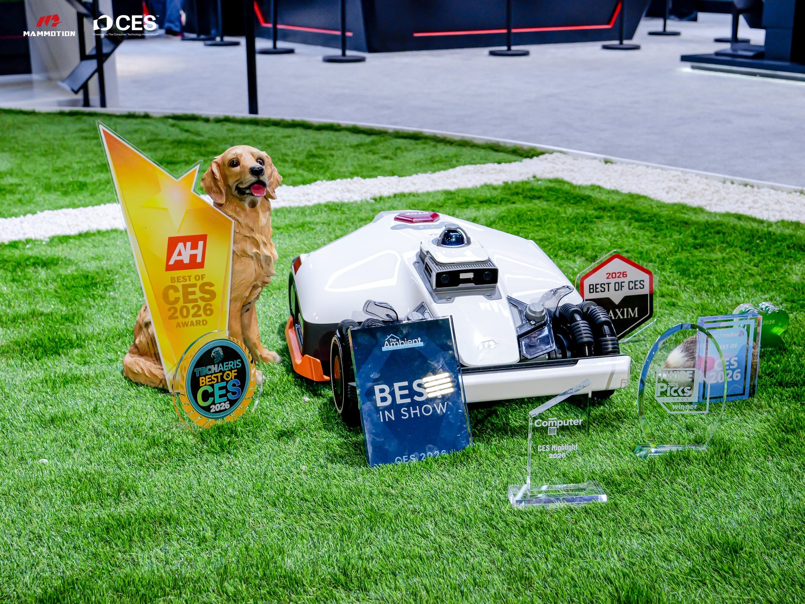 mammotion luba 3 robot mower at ces 2026