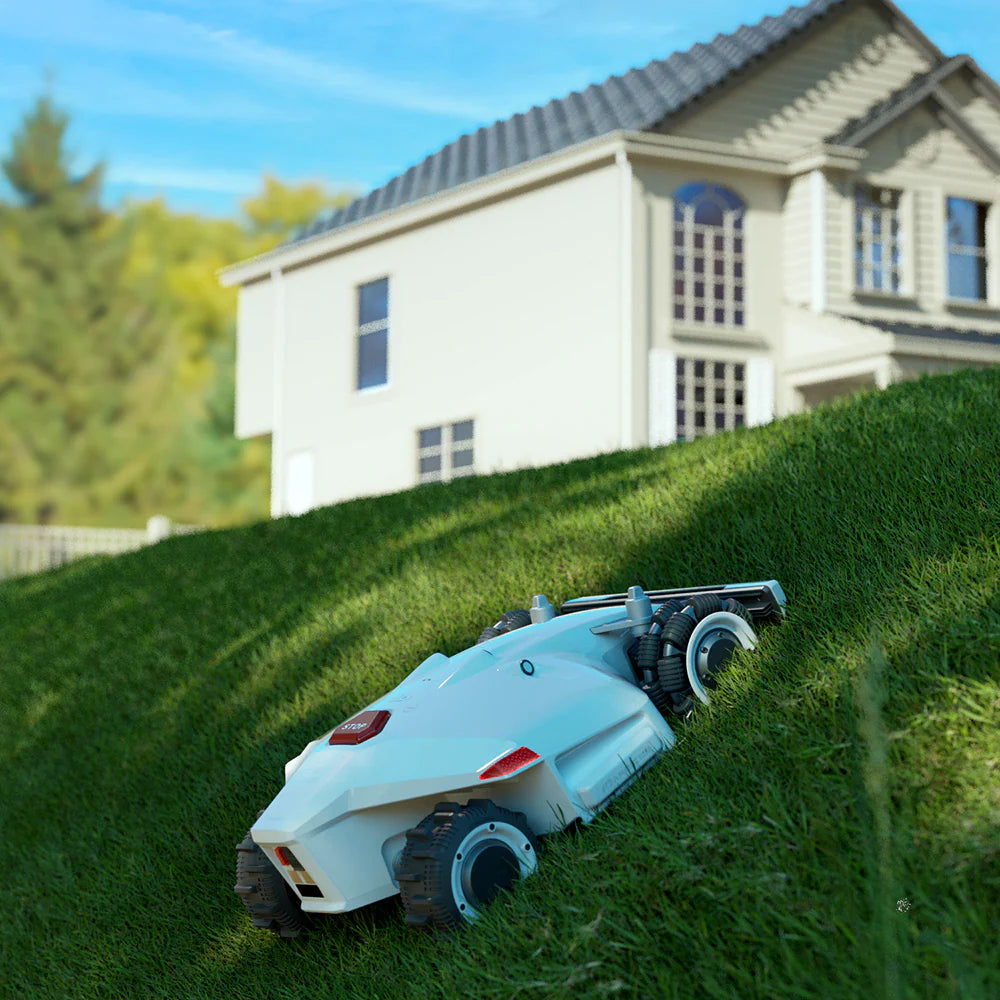 Mammotion Luba AWD 5000: The zenith of robotic lawn mowers. Embrace effortless mowing with cordless freedom. Your lawn deserves the best – choose Mammotion Luba Series.