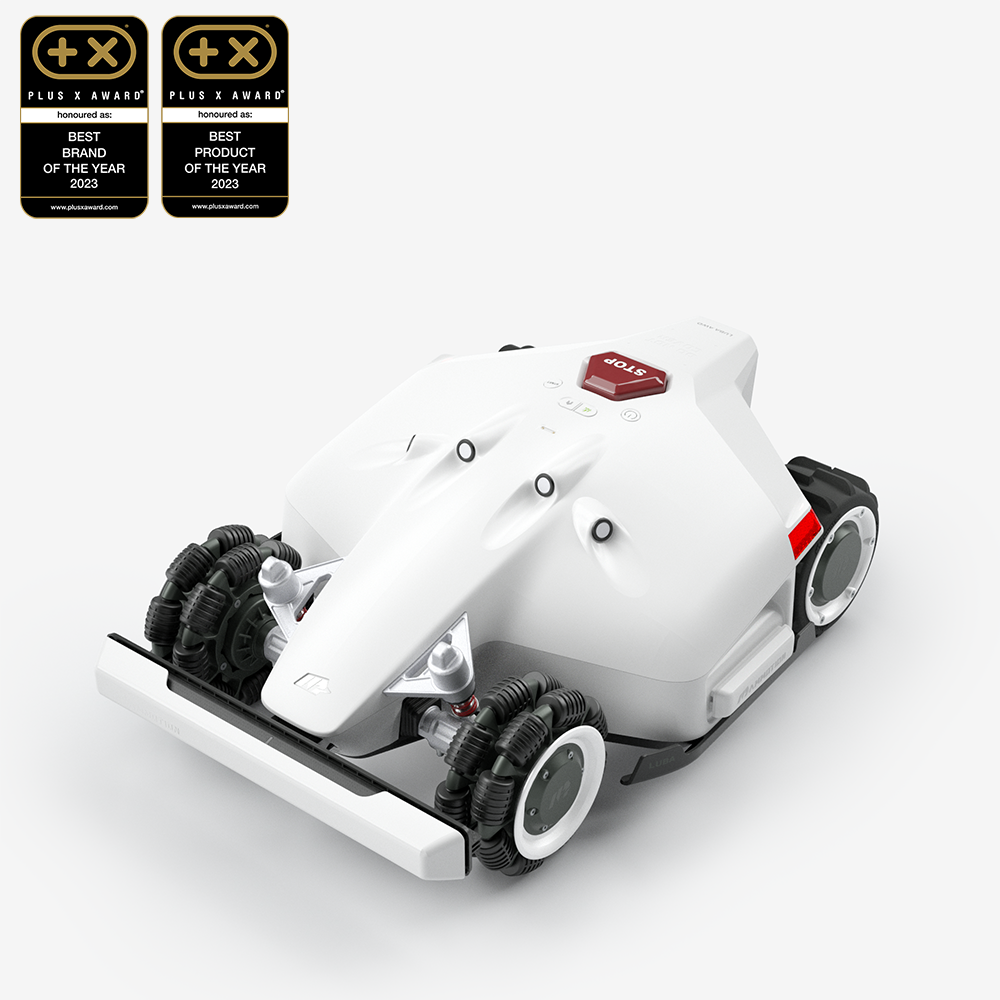 LUBA AWD 5000: Perimeter Wire Free Robot Lawn Mower