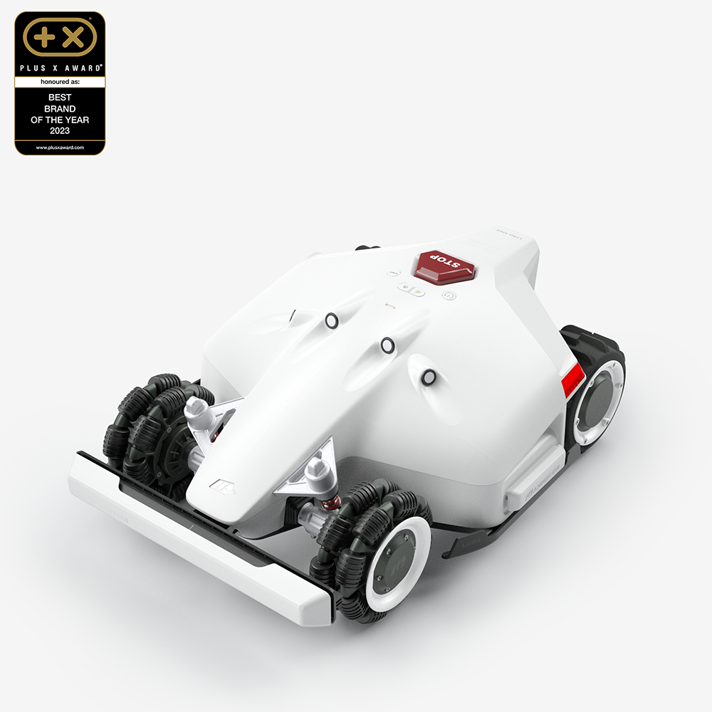 LUBA AWD 3000: Perimeter Wire Free Robot Lawn Mower