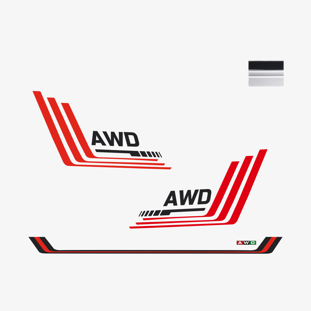 Formula Car Sticker for LUBA 2 AWD Series