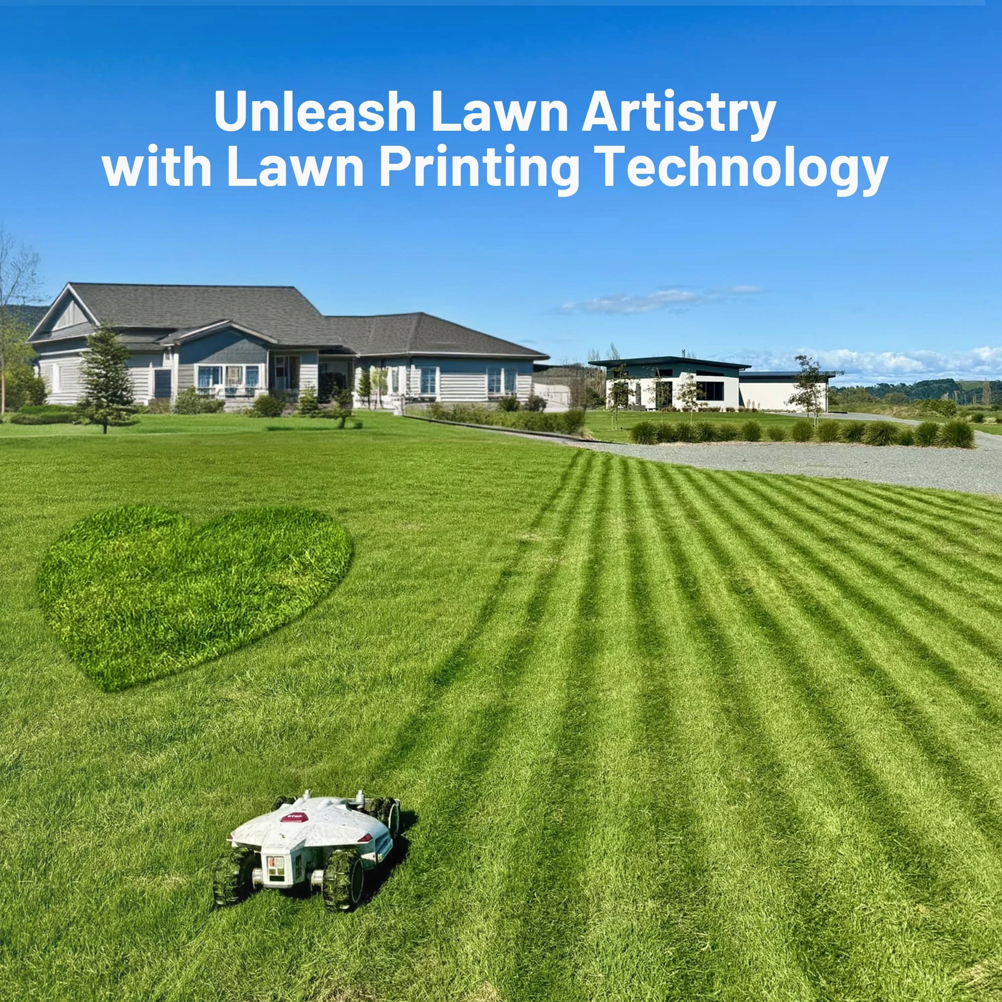 LUBA 2 robot lawn mower - Unleash Lawn Artistry with Lawn Printing Technology